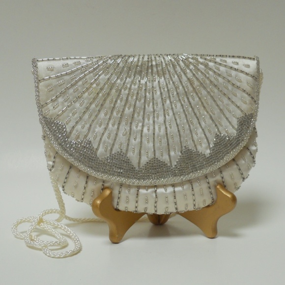 Vintage Magid Beaded Purse and Head Dress - Picture 3 of 8